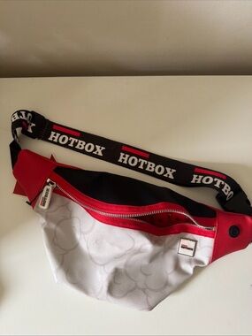 Hotbox Crossbody Bag - Red, Black & White